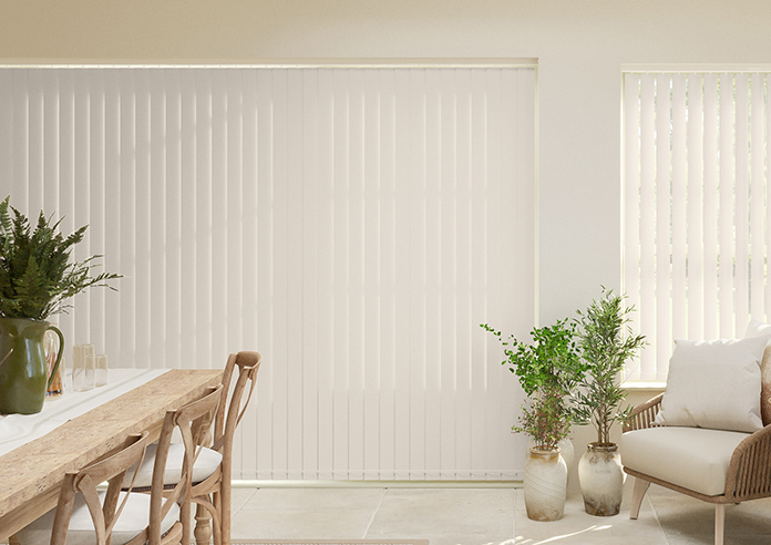 Toulouse (Blackout), Textured Brown - Vertical Blind - Image 6